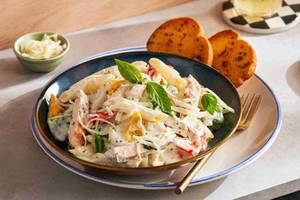 Creamy Cheese Sauce Pasta Non-veg