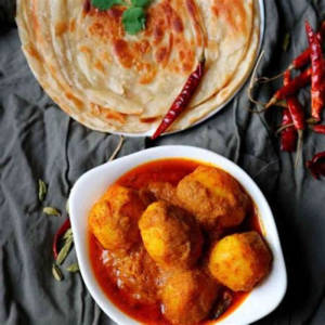 3 Paratha &  Alludum
