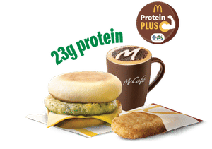 Veg McMuffin with protein plus Meal