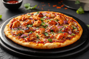 Peri peri chicken pizza