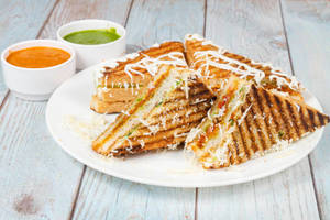 Veg. cheese grill sandwich