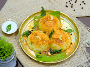 Ghee Karam Podi Pongal With Chutney