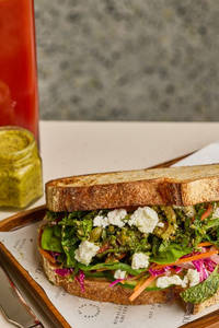 Sourdough Salad Sandwich