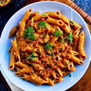 Baked Indian Spice Pasta 