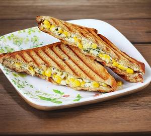 Veg Golden Sweet Corn Grilled Sandwich