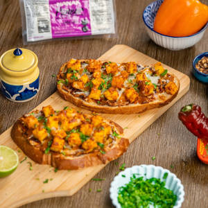 Paneer Mexican Cheese Toast