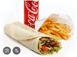 Tandoori wrap combo