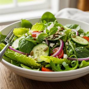 Green Salad Finger Cut