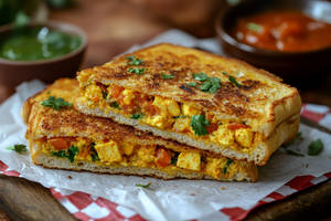 Paneer Tikka Sandwich