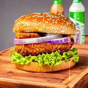 Chicken corn grilled burger