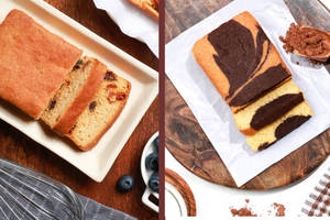 Almond Cake Combo - Marble + Berries (300g)
