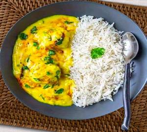 Kadhi pakoda with rice combo 
