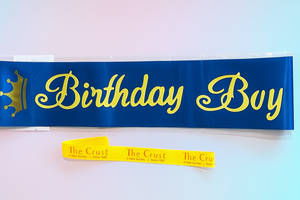 Birthday Sash