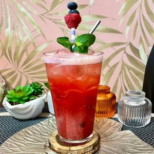 Mint Berry Pop Non-Alcoholic Mocktail