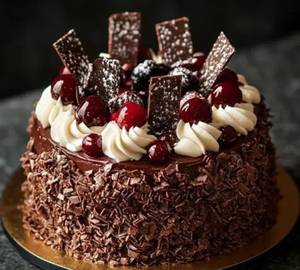 Delectable black forest cake