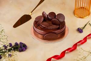 Belgian Chocolate Double Truffle Ice Cream Cake [600 Gms]