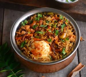 Egg Biryani Half(1 Egg)