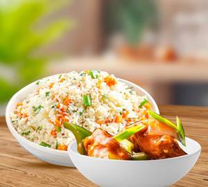 Chilli Chicken and Fried Rice 