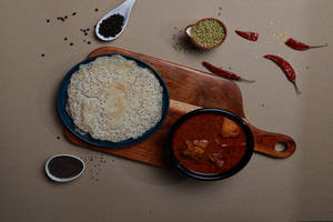 Kallappam - Nadan Chicken Curry Combo