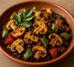 Mushroom Pepper Fry