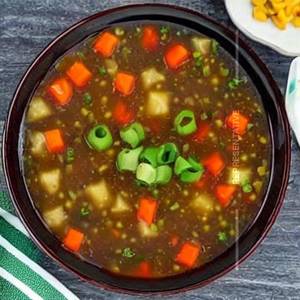 Hot & shower soup