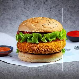 Veg Paneer Cheese Burger