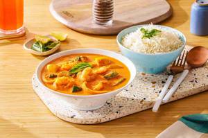 Thai Red Curry With Rice (Prawn)