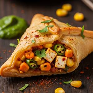 Spicy Corn Paneer Zingy Parcel