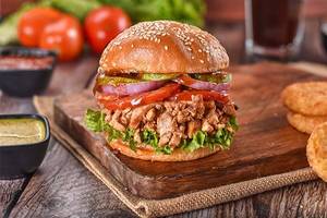 Pulled Chicken Burger