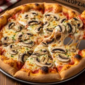 Cheese And Mushroom Pizza