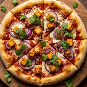 Paneer Onion Pizza