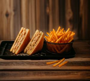 Chicken Sandwich with French fries