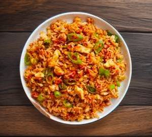 Avakayi Pickle Ghee Rice With Egg Omelette