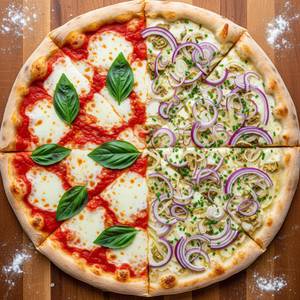 Double Cheese Margherita With Onion Pizza"7inch"