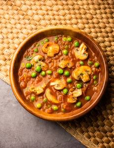 Mushroom Matar Masala