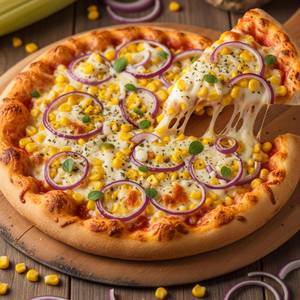Onion Corn Pizza
