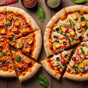 Tandoori Paneer Pizza With Farm House Special