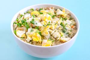 Double Egg Chicken Rice