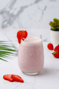 Strawberry Fruit Milkshake