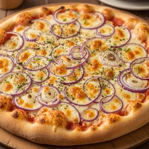 Cheese And Onion Pizza