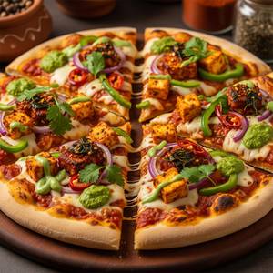 Punjabi Paneer Pizza
