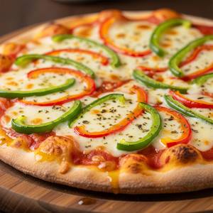 Cheese And Capsicum Pizza