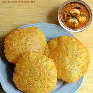 Luchi and Egg Curry 