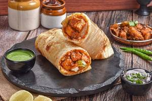 Schezwan Chilli Paneer Kathi Roll