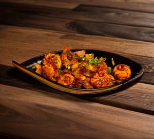 Veg Fried Chilli Momos [6 Pieces]