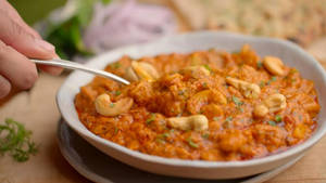 Mushroom Kaju Masala