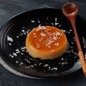 Jaggery Coconut Custard