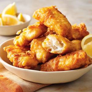 Golden fried fish