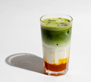 Mango Matcha Iced Latte