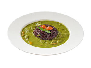 FORBIDDEN BLACK RICE WITH THAI GREEN CURRY BOWL